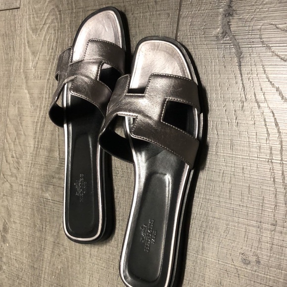 Hermes silver sandals 💙 - Picture 5 of 8